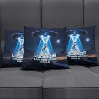 Scotland Kelpies And Unicorn UFO Pillow Cover Sci-Fi Alien Abduction And Magic Legends