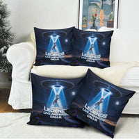Scotland Kelpies And Unicorn UFO Pillow Cover Sci-Fi Alien Abduction And Magic Legends