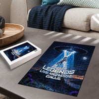 Scotland Kelpies And Unicorn UFO Puzzle Sci-Fi Alien Abduction And Magic Legends