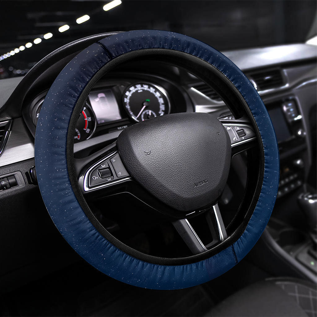 Scotland Kelpies And Unicorn UFO Steering Wheel Cover Sci-Fi Alien Abduction And Magic Legends