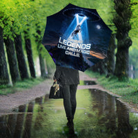 Scotland Kelpies And Unicorn UFO Umbrella Sci-Fi Alien Abduction And Magic Legends