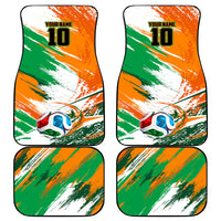 Personalized Ivory Coast Football Car Mats Elephant Football Splatter Art