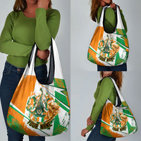 Personalized Ivory Coast Football Grocery Bag African Elephant Trophy