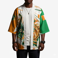 Personalized Ivory Coast Football Kimono African Elephant Trophy
