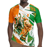 Personalized Ivory Coast Football Rugby Jersey African Elephant Trophy
