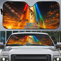 South Africa Safari UFO Auto Sun Shade African Wildlife Sci-Fi Galaxy Space And Mandela