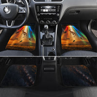 South Africa Safari UFO Car Mats African Wildlife Sci-Fi Galaxy Space And Mandela