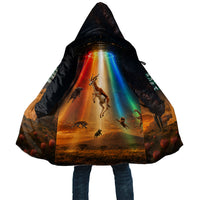 South Africa Safari UFO Cloak African Wildlife Sci-Fi Galaxy Space And Mandela
