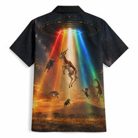 South Africa Safari UFO Hawaiian Shirt African Wildlife Sci-Fi Galaxy Space And Mandela
