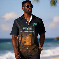 South Africa Safari UFO Hawaiian Shirt African Wildlife Sci-Fi Galaxy Space And Mandela