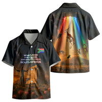 South Africa Safari UFO Kid Hawaiian Shirt African Wildlife Sci-Fi Galaxy Space And Mandela