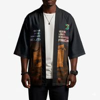 South Africa Safari UFO Kimono African Wildlife Sci-Fi Galaxy Space And Mandela