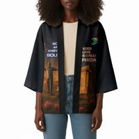 South Africa Safari UFO Kimono African Wildlife Sci-Fi Galaxy Space And Mandela