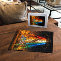 South Africa Safari UFO Puzzle African Wildlife Sci-Fi Galaxy Space And Mandela