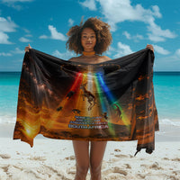 South Africa Safari UFO Sarong African Wildlife Sci-Fi Galaxy Space And Mandela