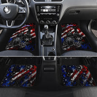 Personalized America New York Statue Of Liberty Car Mats Dark Grunge American Flag Graffiti Street Art