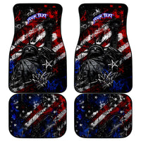 Personalized America New York Statue Of Liberty Car Mats Dark Grunge American Flag Graffiti Street Art