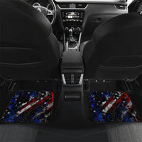 Personalized America New York Statue Of Liberty Car Mats Dark Grunge American Flag Graffiti Street Art