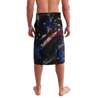 Personalized America New York Statue Of Liberty Lavalava Dark Grunge American Flag Graffiti Street Art