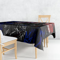 Personalized America New York Statue Of Liberty Tablecloth Dark Grunge American Flag Graffiti Street Art
