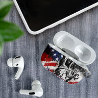 Personalized New York Statue Of Liberty AirPods Case Grunge Street Art NYC Skyline American Pride