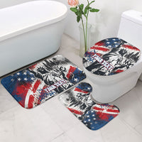 Personalized New York Statue Of Liberty Bathroom Set Grunge Street Art NYC Skyline American Pride