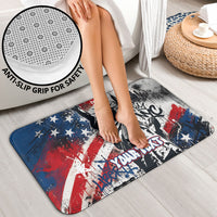 Personalized New York Statue Of Liberty Bathroom Set Grunge Street Art NYC Skyline American Pride
