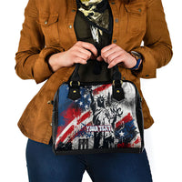 Personalized New York Statue Of Liberty Shoulder Handbag Grunge Street Art NYC Skyline American Pride