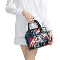 Personalized New York Statue Of Liberty Shoulder Handbag Grunge Street Art NYC Skyline American Pride