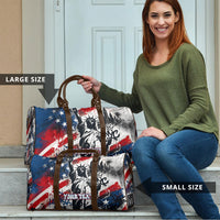 Personalized New York Statue Of Liberty Travel Bag Grunge Street Art NYC Skyline American Pride
