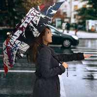 Personalized New York Statue Of Liberty Umbrella Grunge Street Art NYC Skyline American Pride