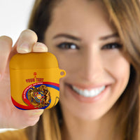 Personalized Armenia Coat Of Arms AirPods Case Armenian Flag Map And Patriotic Eagle Lion