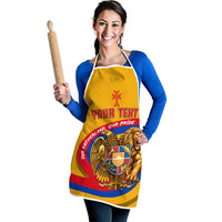 Personalized Armenia Coat Of Arms Apron Armenian Flag Map And Patriotic Eagle Lion