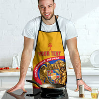 Personalized Armenia Coat Of Arms Apron Armenian Flag Map And Patriotic Eagle Lion