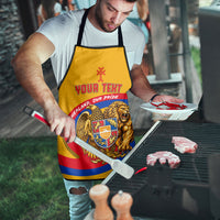 Personalized Armenia Coat Of Arms Apron Armenian Flag Map And Patriotic Eagle Lion