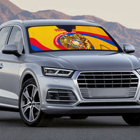 Personalized Armenia Coat Of Arms Auto Sun Shade Armenian Flag Map And Patriotic Eagle Lion