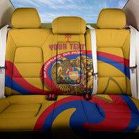 Personalized Armenia Coat Of Arms Back Car Seat Cover Armenian Flag Map And Patriotic Eagle Lion