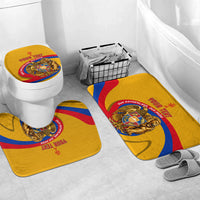 Personalized Armenia Coat Of Arms Bathroom Set Armenian Flag Map And Patriotic Eagle Lion