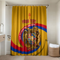Personalized Armenia Coat Of Arms Bathroom Set Armenian Flag Map And Patriotic Eagle Lion