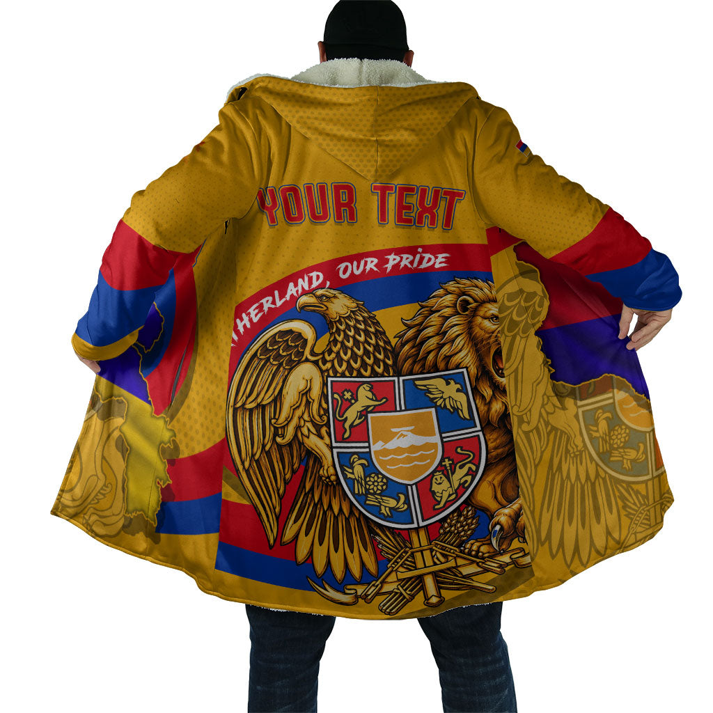 Personalized Armenia Coat Of Arms Cloak Armenian Flag Map And Patriotic Eagle Lion