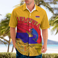Personalized Armenia Coat Of Arms Hawaiian Shirt Armenian Flag Map And Patriotic Eagle Lion