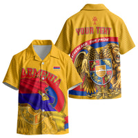 Personalized Armenia Coat Of Arms Kid Hawaiian Shirt Armenian Flag Map And Patriotic Eagle Lion