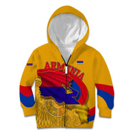 Personalized Armenia Coat Of Arms Kid Hoodie Armenian Flag Map And Patriotic Eagle Lion