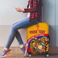 Personalized Armenia Coat Of Arms Luggage Cover Armenian Flag Map And Patriotic Eagle Lion