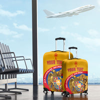 Personalized Armenia Coat Of Arms Luggage Cover Armenian Flag Map And Patriotic Eagle Lion