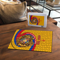 Personalized Armenia Coat Of Arms Puzzle Armenian Flag Map And Patriotic Eagle Lion