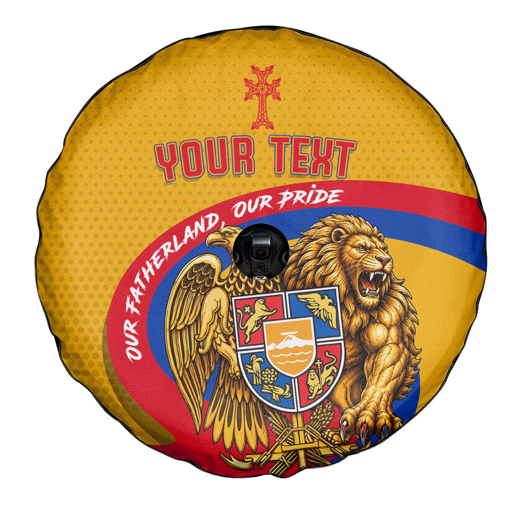 Personalized Armenia Coat Of Arms Spare Tire Cover Armenian Flag Map And Patriotic Eagle Lion