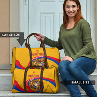 Personalized Armenia Coat Of Arms Travel Bag Armenian Flag Map And Patriotic Eagle Lion