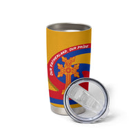 Personalized Armenia Coat Of Arms Tumbler Cup Armenian Flag Map And Patriotic Eagle Lion