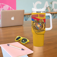 Personalized Armenia Coat Of Arms Tumbler With Handle Armenian Flag Map And Patriotic Eagle Lion